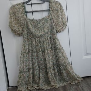flowy, floral sun dress